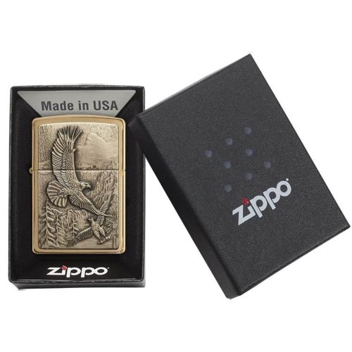 Zippo upaljač metalni na benzin 20854 slika 2