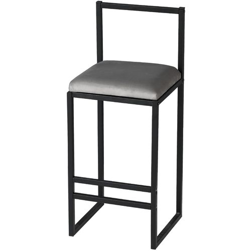 Woody Fashion Barski stol i set stolica (5 komada), Nordic - Grey slika 5