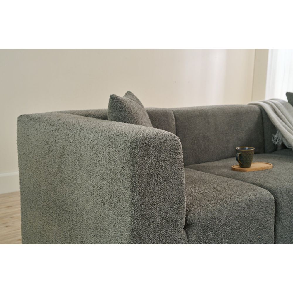 Sofa za tri osobe Raks - siva boja slika 4