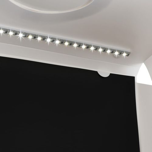 Sklopiva studijska LED rasvjetna kutija 40 x 34 x 37 cm bijela slika 4