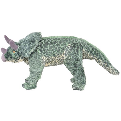 Stojeća plišana igračka dinosaur triceratops zeleni XXL slika 14
