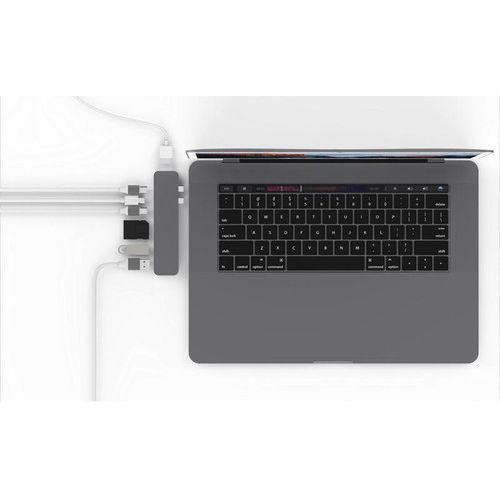 HyperDrive, 7 u 1 USB-C HUB za Macbook, PC i USB-C uređaje, space grey slika 2