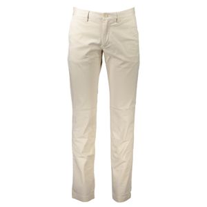 TOMMY HILFIGER MEN'S BEIGE TROUSERS