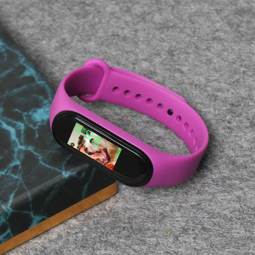 Narukvica za smart watch Xiaomi Mi Band M3/M4 ljubicasta slika 1