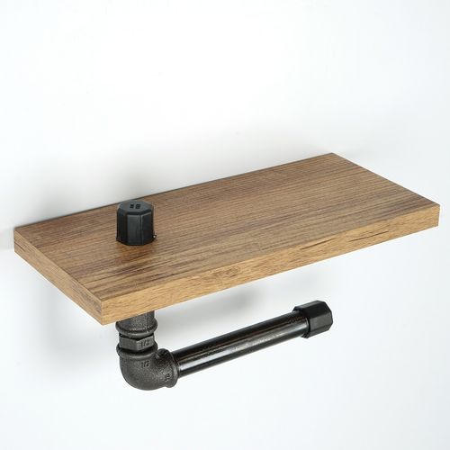 Boruraf254 Walnut
Black Toilet Paper Holder slika 7