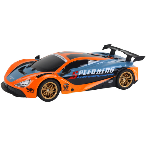 Veliki sportski automobil na daljinsko upravljanje - 1:10 - Narančasta slika 2