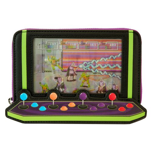 Loungefly Teenage Mutant Ninja Turtles 40th Anniversary Vintage Arcade wallet slika 1