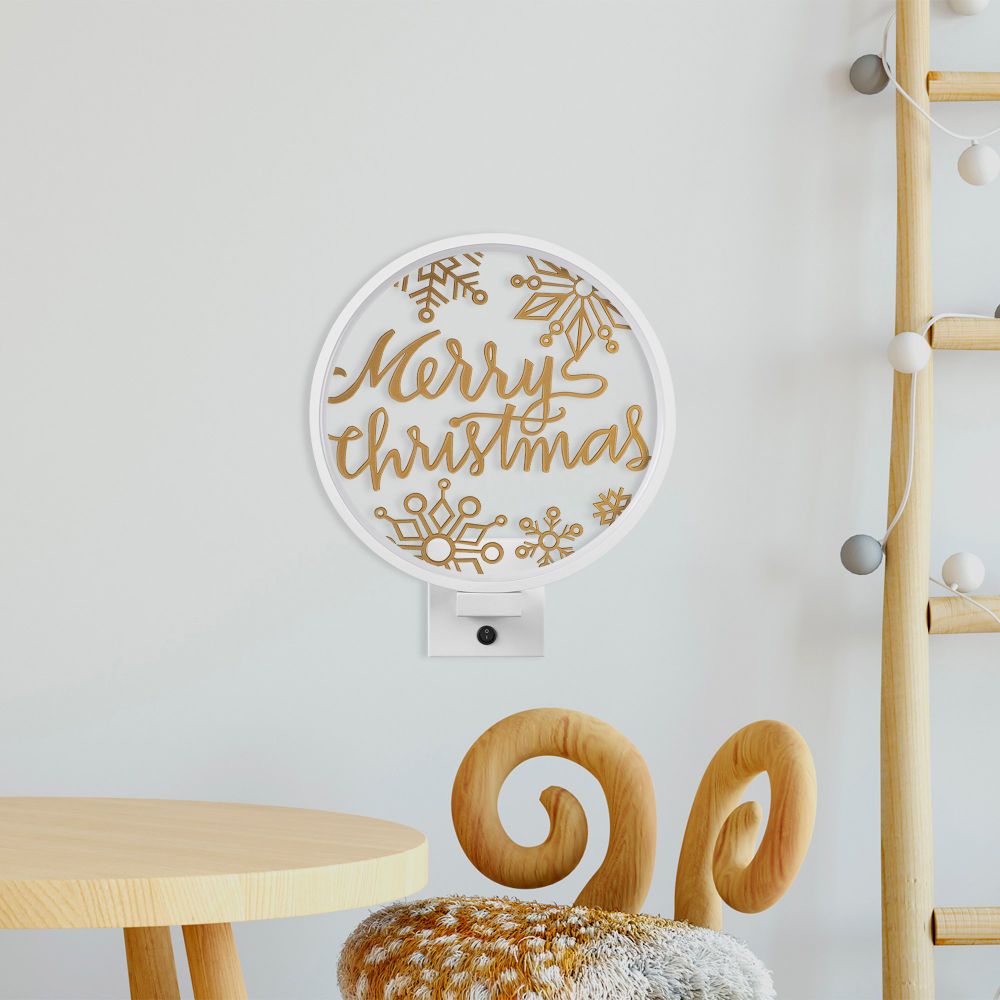 Zidna lampa XMAS29 u bijeloj boji od bijelog zlata slika 4
