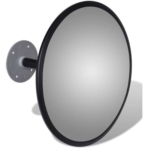 Konveksno unutrašnje plastično akrilno ogledalo, crno, 30 cm slika 21