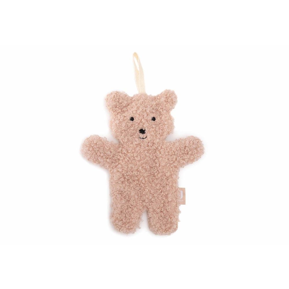 Jollein Tješilica sa trakom za dudu Teddy Bear, Wild Rose slika 1