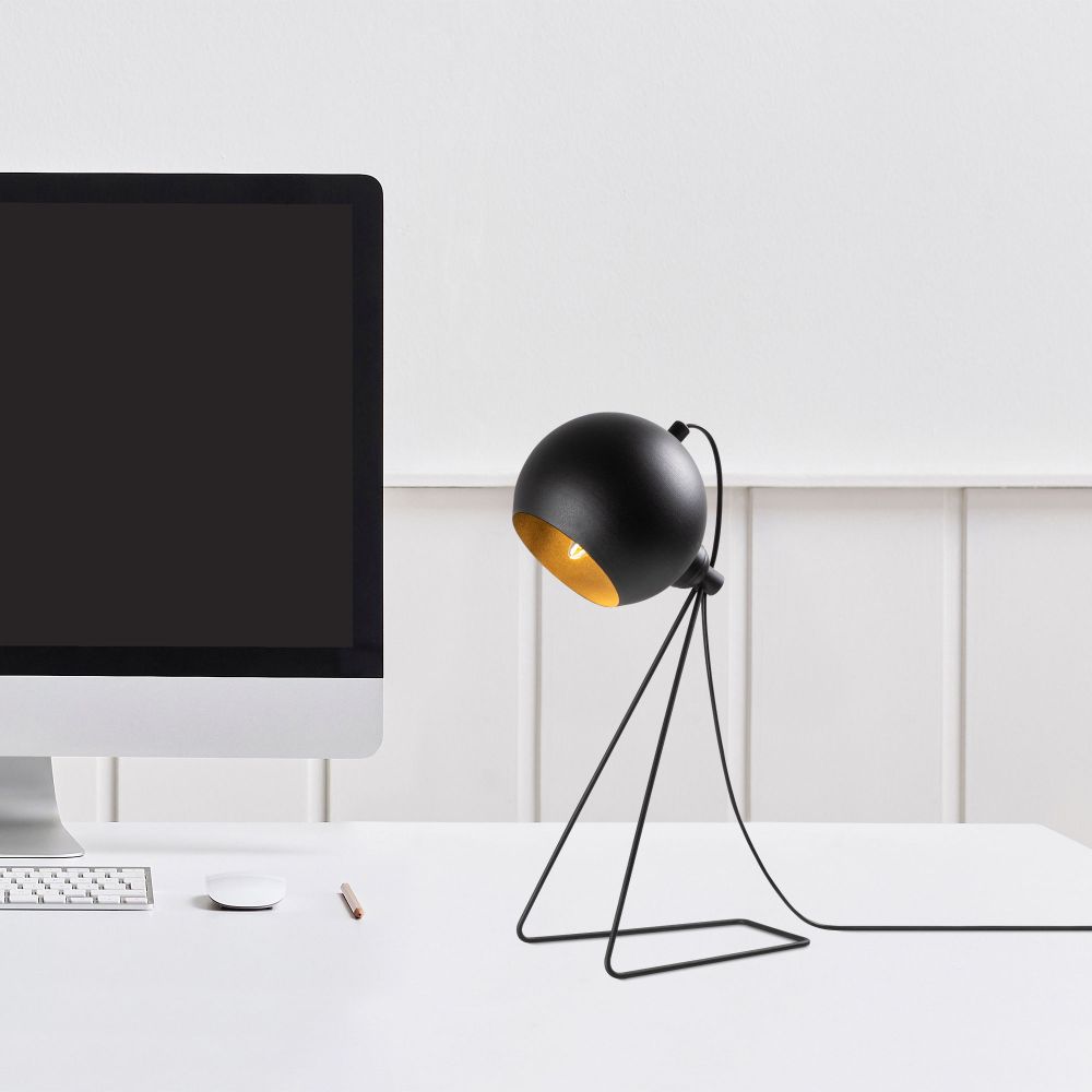 Stolna lampa Mixed - 11500 u crno-zlatnoj boji slika 2