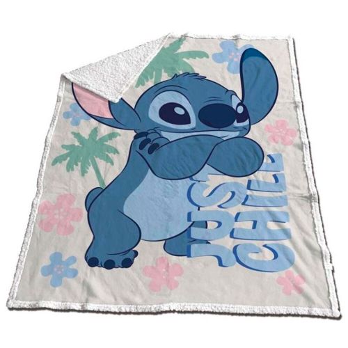 Disney Stitch coral sherpa blanket 130x170cm slika 1