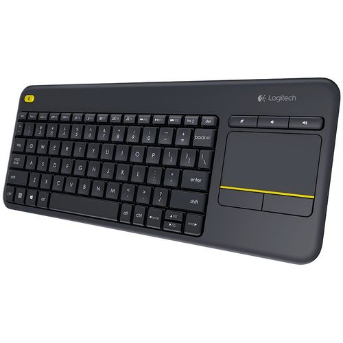 Logitech bežična tastatura na dodir K400 Plus - INTNL - US International layout - crna slika 1