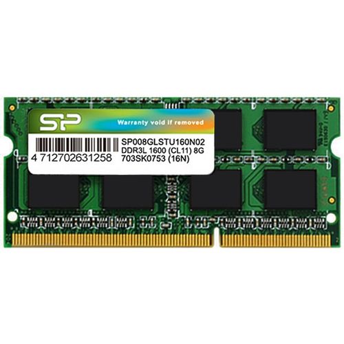 Silicon Power SP008GLSTU160N02 DDR3L 8GB SO-DIMM 1600MHz 512Mx8 CL11 1.35V slika 1