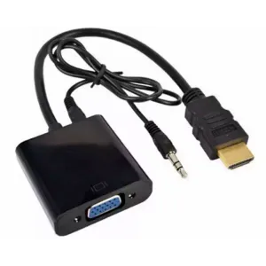 Adapter HDMI M - VGA F + 3.5mm M/F