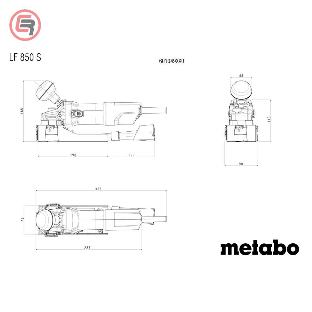 Metabo Glodalica LF 850 S Za Skidanje Laka 850 W U Koferu metaBOX 145 – 601049500 slika 10
