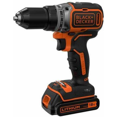 Black & Decker akumulatorska bušilica 18V BL186KB 52Nm s 2x1,5Ah baterijama slika 1