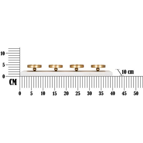 Mauro Ferretti Svijećnjak mramorni cm 40x10x5 slika 6