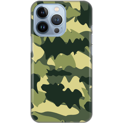 Torbica Silikonska Print Skin za iPhone 13 Pro 6.1 Army slika 1