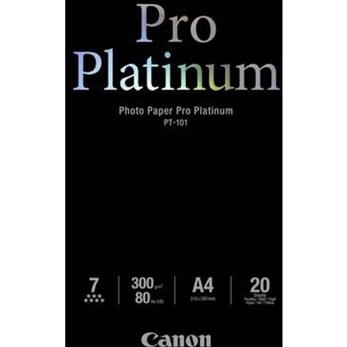 Papir Canon Pro Platinum Pho PT101 - A4 - 20L slika 1