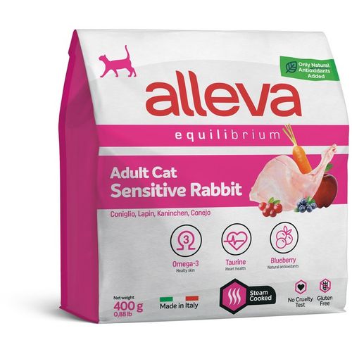 Alleva Equilibrium Cat Adult Sensitive Rabbit 400 g slika 1