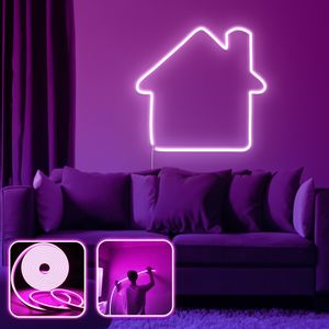 Opviq Dekorativna zidna led rasvjeta Home - Medium - Pink