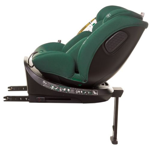 4BABY autosjedalica I-Size (40-150 cm) Enzo-fix dark green slika 4