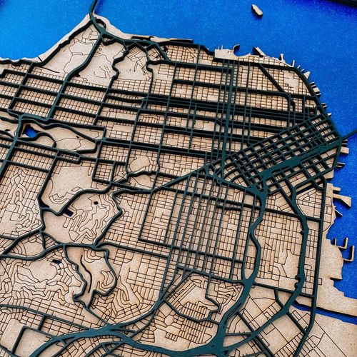 3D mapa grada "San-Francisko" slika 3