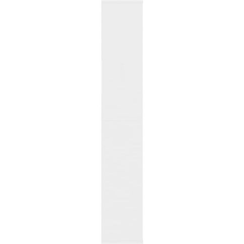 Sobna pregrada / ormarić sjajni bijeli 100x24x140 cm od iverice slika 6