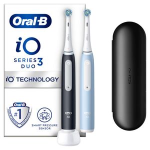 Oral-B električna četkica iO3 DUOPACK BLACK/BLUE