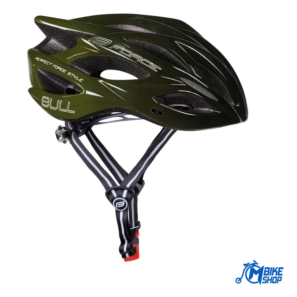 Force Kaciga Bull Hue Black/Army Green slika 2