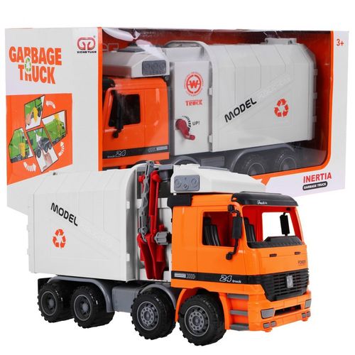Kamion za odvoz smeća narančasti slika 1