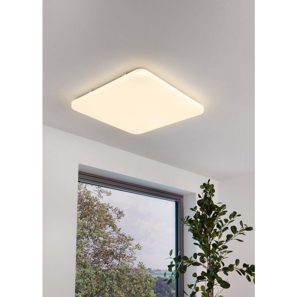Eglo Frania Plafonjera LED 49,5W, 530x530mm, Bijela slika 5