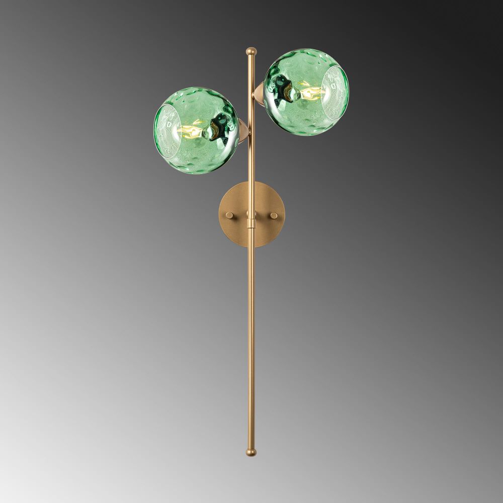 Zidna Lampa Benek - 15 - 14425, boje: Mint, Zlato slika 6