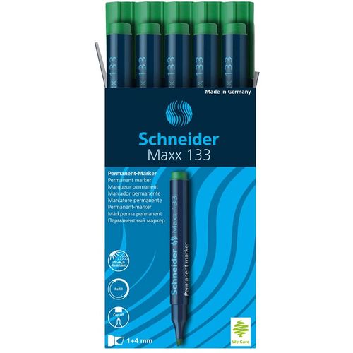 Flomaster Schneider, permanent marker, Maxx 133, 1-4 mm, zeleni slika 3