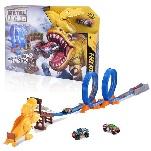 ZURU Metal Machines Auto staza dino T-rex slika 1