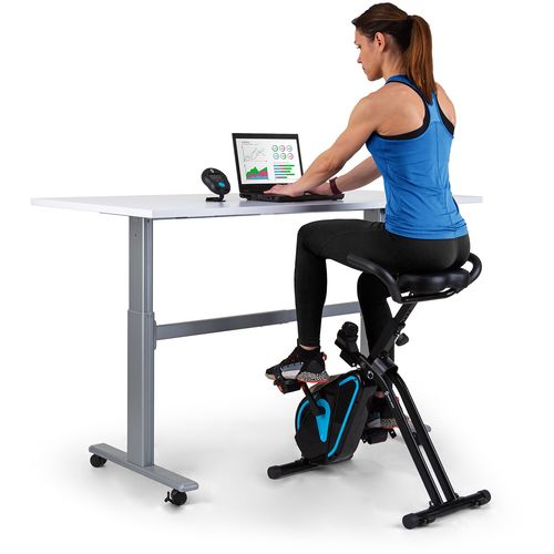 Capital Sports Azura Desk Bike sobni bicikl, Crna slika 9