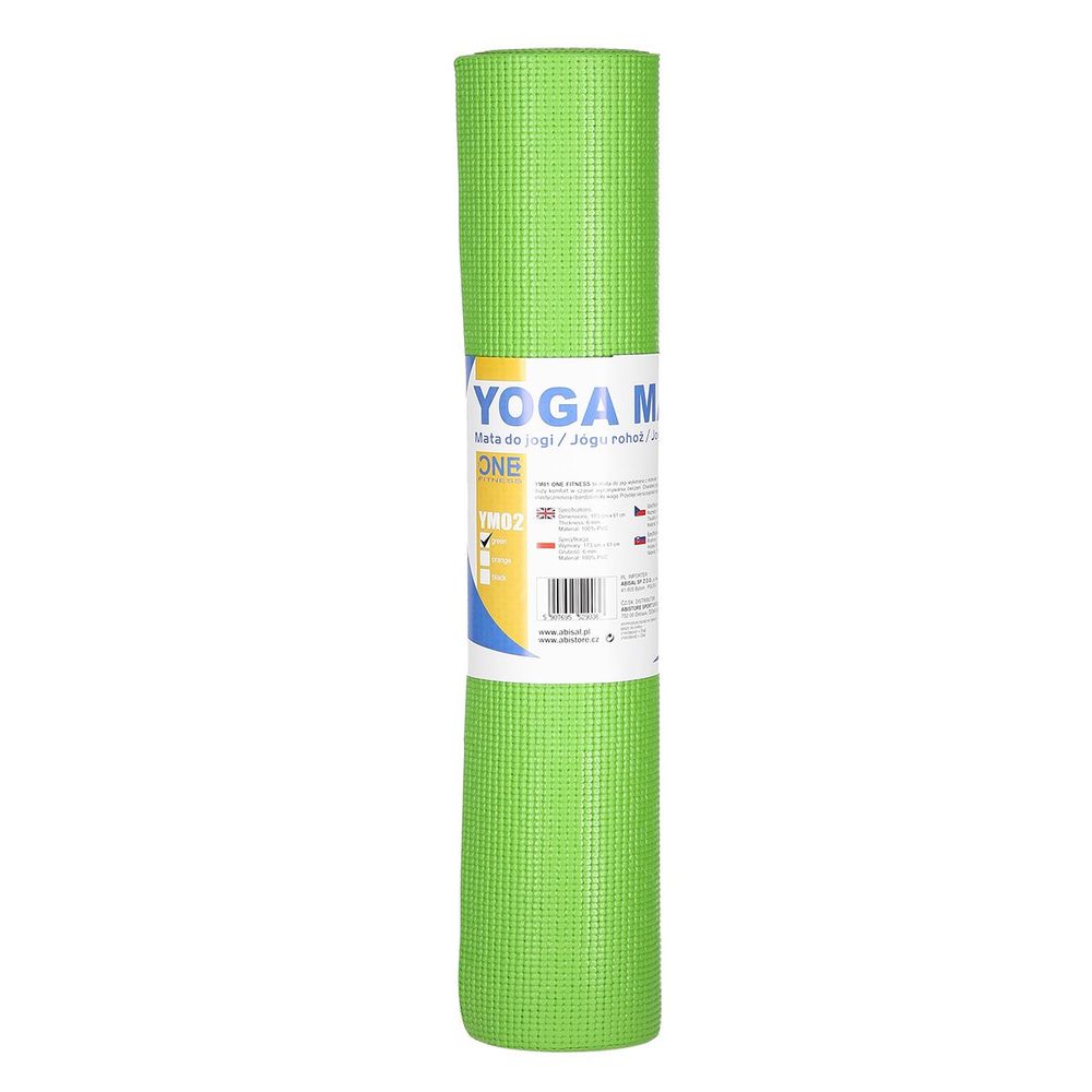 Ym02 zelena prostirka za jogu one fitness slika 1