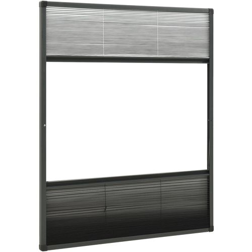 Nabrani zaslon protiv insekata za prozore aluminijski 60x80 cm slika 11