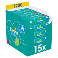 Pampers Vlažne maramice Fresh clean XXL / 15x80 komada