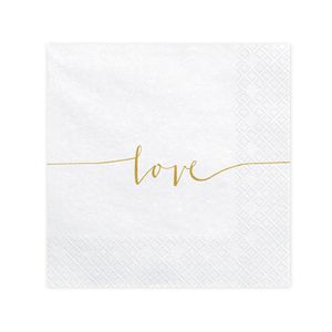 SP33-22 Papirne salvete Love 33x33cm, 20kom