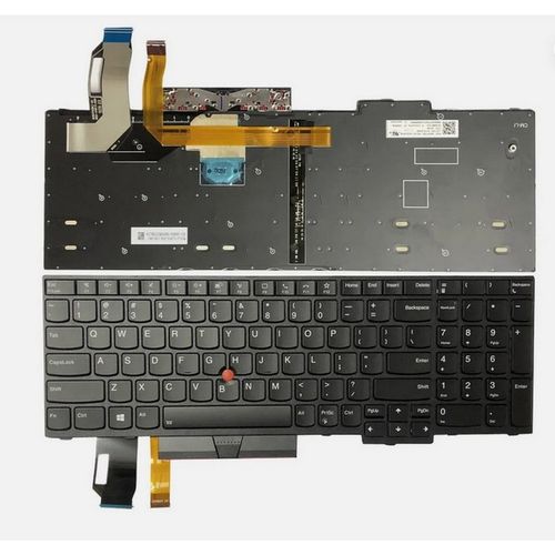 Tastatura za laptop Lenovo IBM ThinkPad T15 P15S sa gumbom i backlightom slika 1