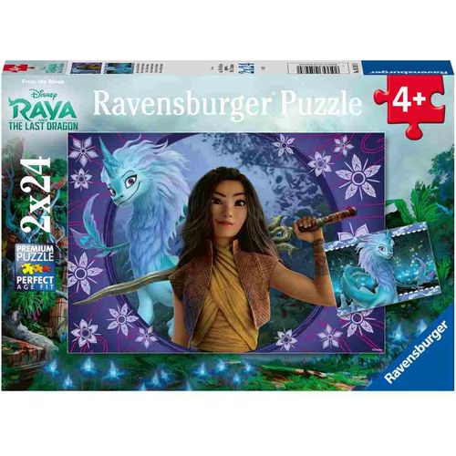 Ravensburger Puzzle Raya i zmaj 2x24kom slika 1