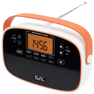 SAL Radio prijemnik, AM / FM, alarm, LCD zaslon - RPR4LCD