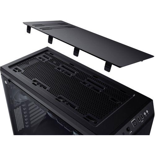 be quiet! BGW21 PURE BASE 600 Window Black, MB compatibility: ATX / M-ATX / Mini-ITX, Two pre-installed be quiet! Pure Wings 2 140mm fans, Ready for water cooling radiators up to 360mm slika 5