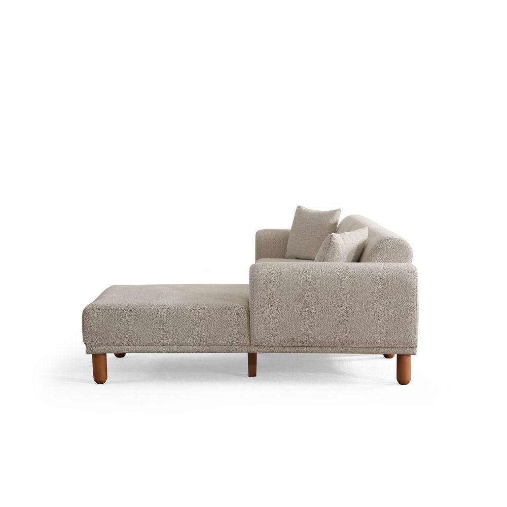 Lyke Right - Krem Kutić Sofa na Razvlačenje slika 13