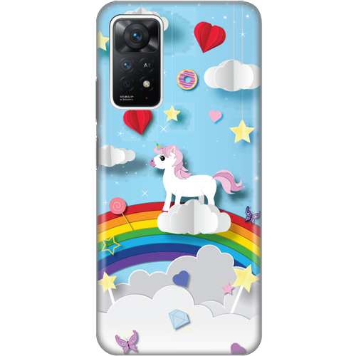 Torbica Silikonska Print za Xiaomi Redmi Note 11 Pro 4G/5G Unicorn slika 1
