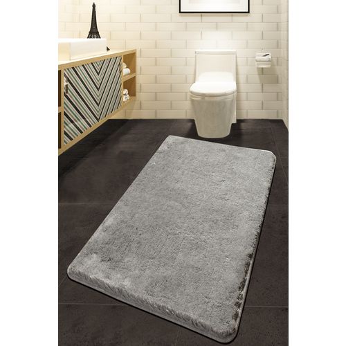 Havai - Grey (80 x 140) Grey Acrylic Bathmat slika 1