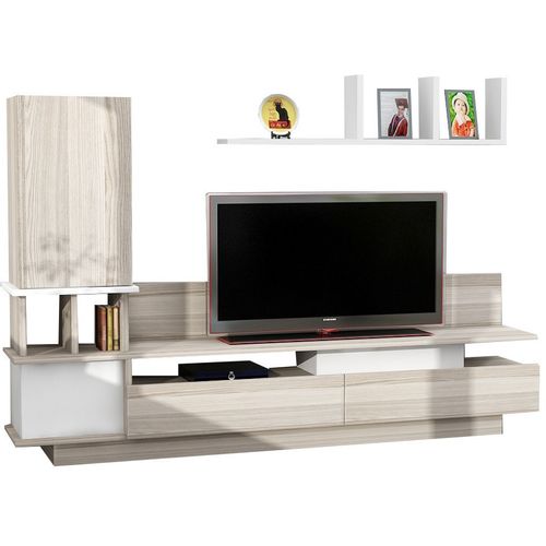 Woody Fashion TV jedinica, Bijela boja Cordoba, Como - White, Cordoba slika 3