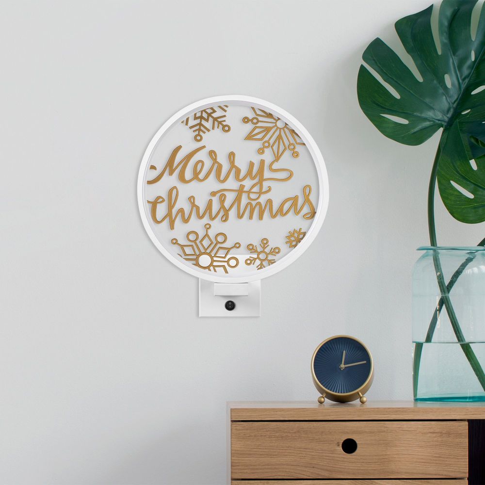Zidna lampa XMAS29 u bijeloj boji od bijelog zlata slika 2